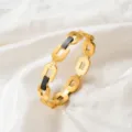 Hohler Armreif (z272) / Gold