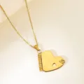 Glattes Herz Buch / Gold