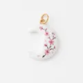 Cerise Rose Lune de Printemps Pendentif