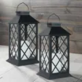 Black Candle Palace Lantern 2 Pack