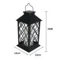 Black Candle Palace Lantern 1 Pack