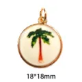 Bosquet de Cocotiers Brise d'Été Pendentif