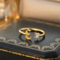 Buchstabe E / Gold