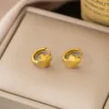 Vierblättriges Kleeblatt Stil / Gold