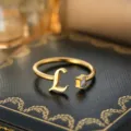 Buchstabe L / Gold