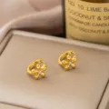 Blumen-Stil / Gold
