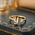 Buchstabe Y / Gold