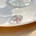 Wassertropfen Marquise Stil (H528) / Silber