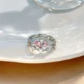 Wassertropfen Verzierter Stil (H531) / Silber
