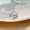 Reihen-Strass Verzierter Stil (H554) / Silber
