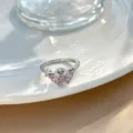 Schmetterling Verzierter Stil (H569) / Silber