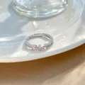 Schleife Kleiner Strass Stil (H571) / Silber