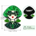 Groen Watermerk Luipaard Stijl