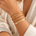 5-Piece Flat Snake Chain Set (AB1738 Flat Chain) / AB1738 Flat Chain
