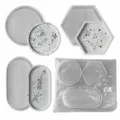 (Round + Hexagon + Oval) Set / White