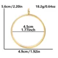 Inner Diameter 45mm - Cavity Thickness 3.5mm / Gold