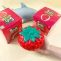 Large Popping Beads Strawberry Squishy / PVC Box