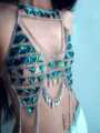One Size / Tops / Blue/Silver