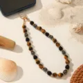 Brown Tiger Eye Style Beaded (ZJ17130)