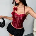S / Tops / Burgundy