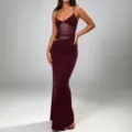 XS / Dresses / Burgundy