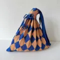 One Size / Yellow Blue Rhombus