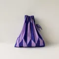 One Size / Deep & Light Purple Block