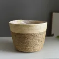 Petit (Haut 13*Bas 11*Hauteur 13cm) / Bord Beige