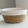 Ovale 20*15*9cm / Bord Blanc