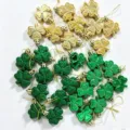 Gold and Green Clover Mixed Color Style / 24 Pieces Pack