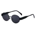 Monture Noire Verres Gris