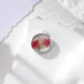 Jonquille Rouge Bordée d'Argent