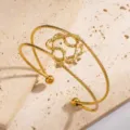 Braided Knot Style (XZ-071-26) / Gold