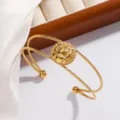 Quilted Pattern Style (XZ-071-01) / Gold