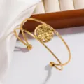Five-Petal Flower Style (XZ-071-06) / Gold