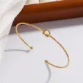 Delicate Knot Style (XZ-071-12) / Gold