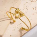 3D Bowknot Style (XZ-071-17) / Gold