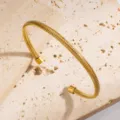 Fine Steel Wire Braided Style (XZ-071-20) / Gold