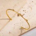 Bead Decorated Style (XZ-071-21) / Gold