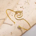 Flowing Lines Style (XZ-071-22) / Gold