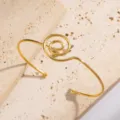 Spiral Knot Style (XZ-071-24) / Gold