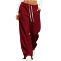 S / Bottoms / Burgundy