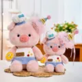 Geburtstagshut-Stil / 28cm (Mit Brille) / Schwein