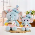 Geburtstagshut-Stil / 28cm (Mit Brille) / Elefant