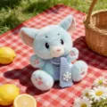 Hug Little Mouse / 16cm / Light Blue