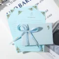 4 Bronzing Papers + 1 Envelope (Metallic Rose) + 1 Ribbon