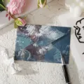 Pfingstrosen-Stil / 1 Stück / Saphirblau