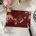 1 Envelope + 1 Seal / Rose Red