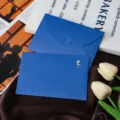Metalen Roos Stijl / Marineblauw