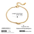 Gold Double-Layer Star Style(JDB0205011)